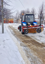 Подрядной организацией продолжаются работы по расчистке города