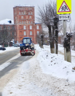 Подрядной организацией продолжаются работы по расчистке города